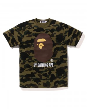 Bape 1st By Bathing Ape T-shirts Herren Grün | BGT-180524