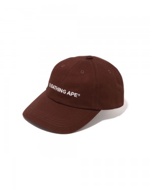 Bape A Bathing Ape 6panel Hüte Herren Schokolade | QAG-510823