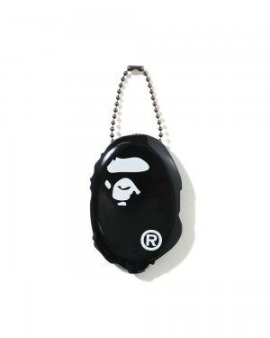 Bape Ape Head Coin case Sonstiges Zubehör Herren Schwarz | LJX-739480