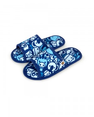 Bape Baby Milo Flip Flops Damen Blau | MYK-812564