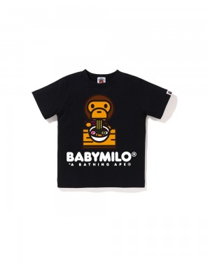 Bape Baby Milo Noodle Oberteile Kinder Schwarz | LXZ-089467