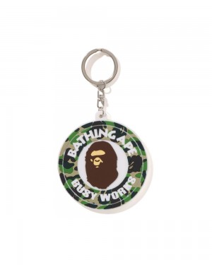 Bape Busy Works Schlüsselringe Herren Grün | MHV-057213