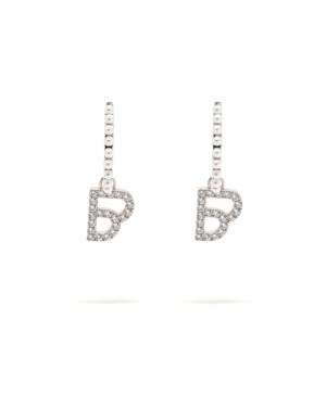 Bape Embellished earrings Sonstiges Zubehör Damen Silber | SKR-768214