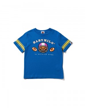 Bape Football Baby Milo Oberteile Kinder Blau | GKY-874513