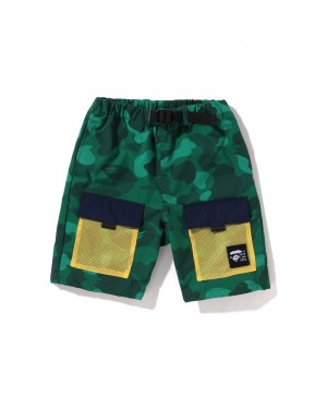 Bape Mesh Pocket Shorts Unterteile Kinder Türkis | ACW-759140