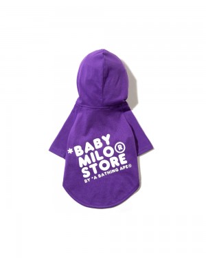 Bape Pet hoodie Sonstiges Zubehör Damen Lila | NVW-817954