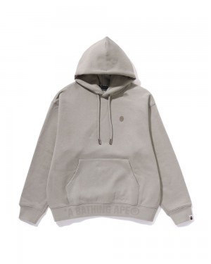 Bape Tonal Ape Head One Point Hoodie Sweatshirt Herren Weiß | XRV-473918