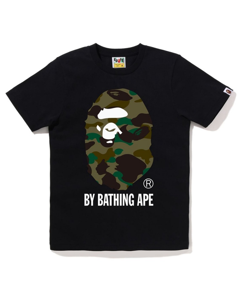 Bape 1st By Bathing Ape T-shirts Damen Schwarz | OUP-178560