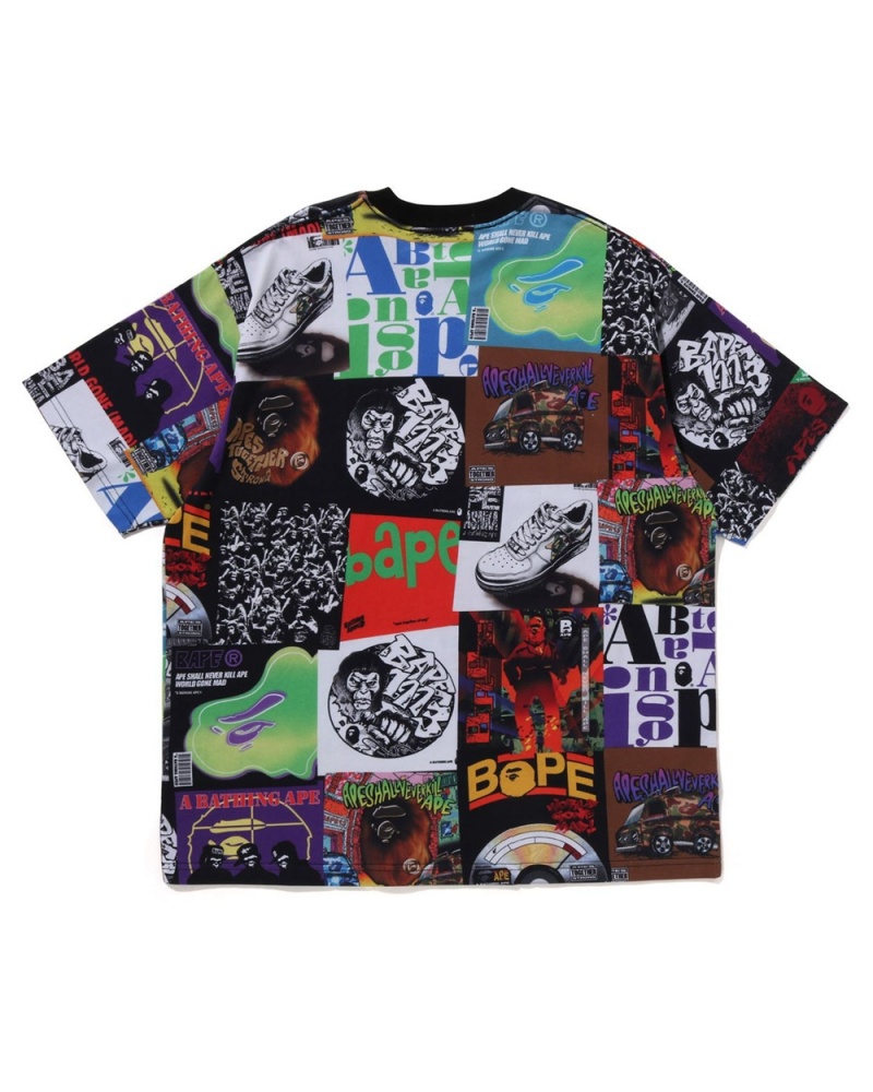 Bape Album Monogram T-shirts Herren Mehrfarbig | PKC-761395