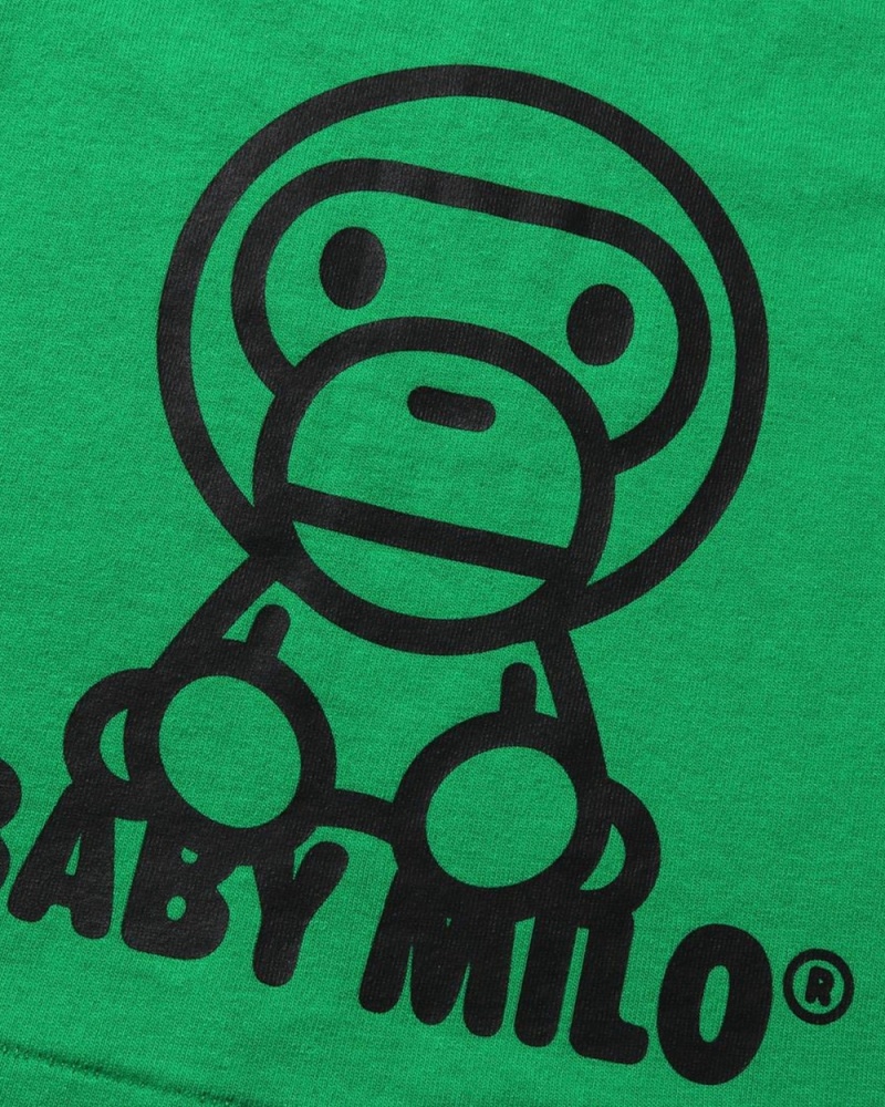 Bape All Baby Milo Mix L/S Oberteile Kinder Mintfarben | GBE-659438