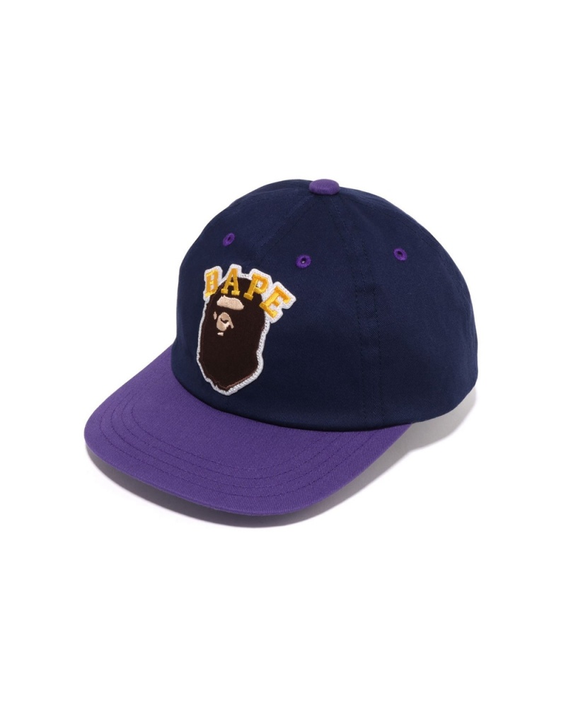 Bape Ape Head Patch Sonstiges Zubehör Kinder Navy Blau | TME-529168