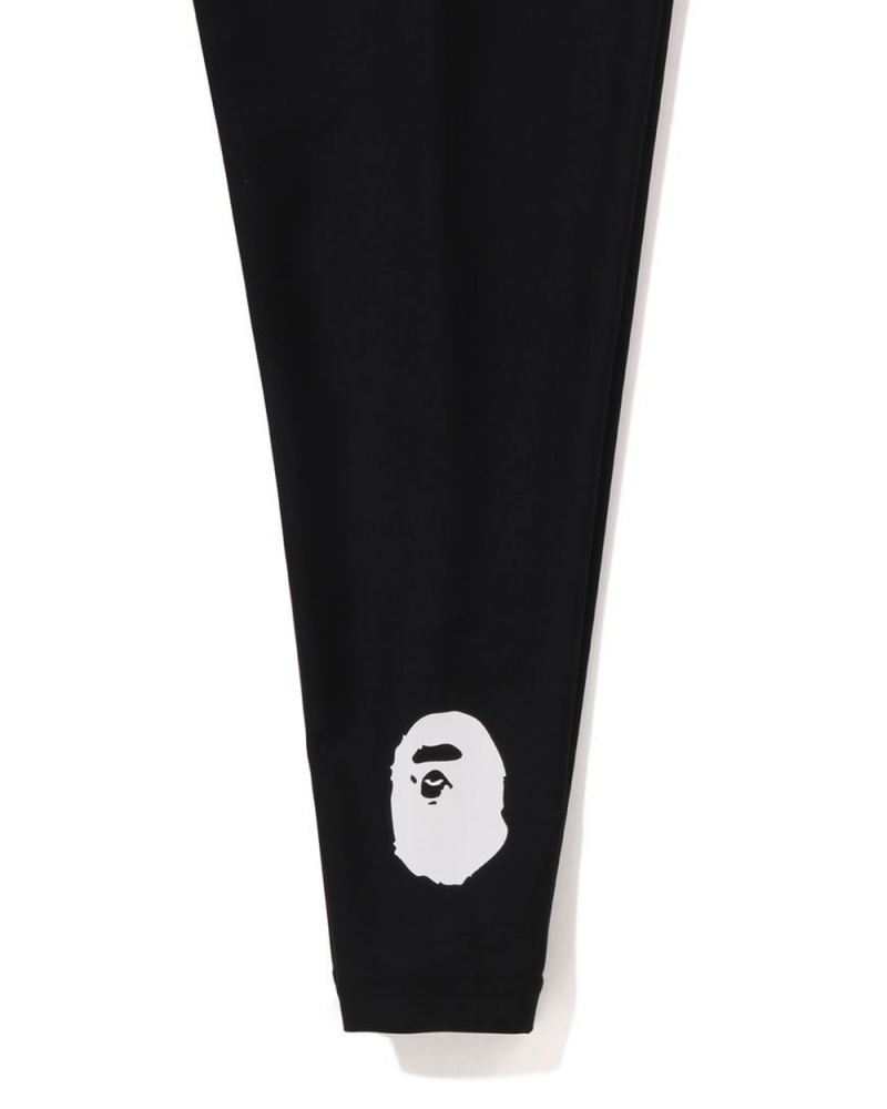 Bape Ape Head Swim Leggings Unterteile Kinder Schwarz | MNF-982435