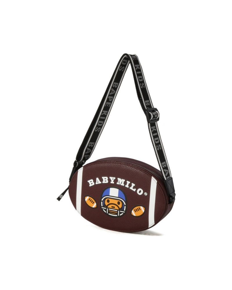 Bape Baby Milo Football Shoulder Sonstiges Zubehör Kinder Braun | PDF-801659