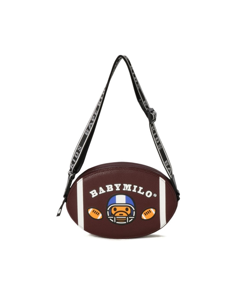 Bape Baby Milo Football Shoulder Sonstiges Zubehör Kinder Braun | PDF-801659