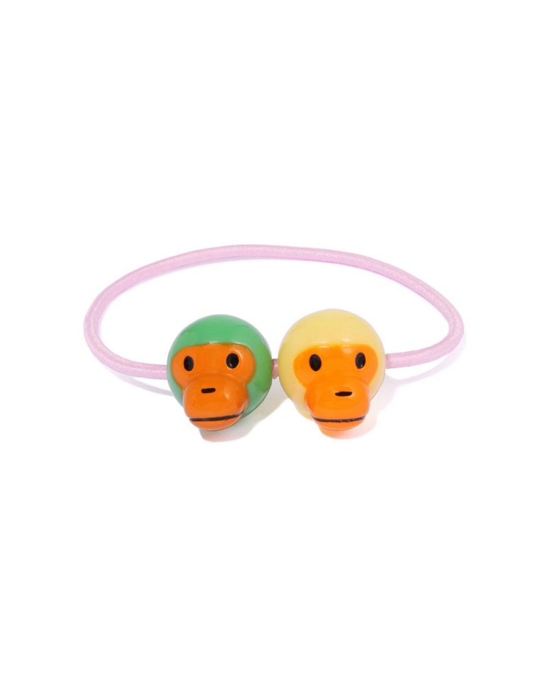 Bape Baby Milo Hair Rubber Band Haarschmuck Damen Hellgrün | EVN-014628