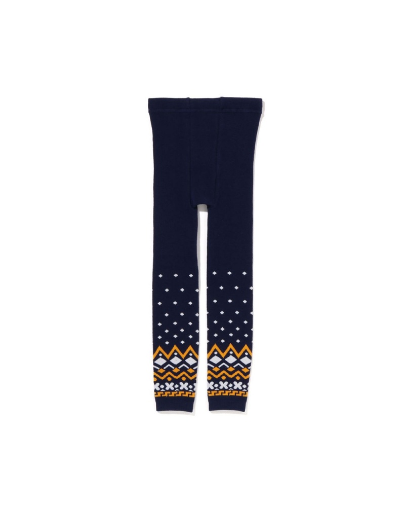 Bape Baby Milo Nordic Leggings Sonstiges Zubehör Kinder Navy Blau | RIQ-709185