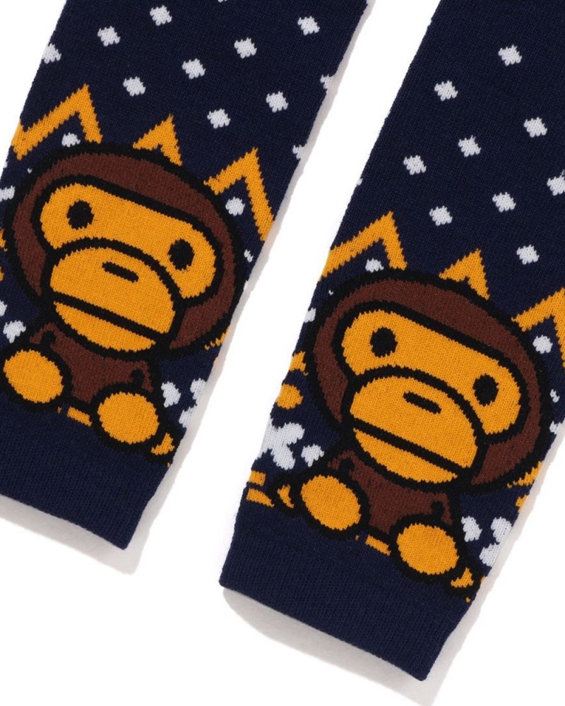 Bape Baby Milo Nordic Leggings Sonstiges Zubehör Kinder Navy Blau | RIQ-709185