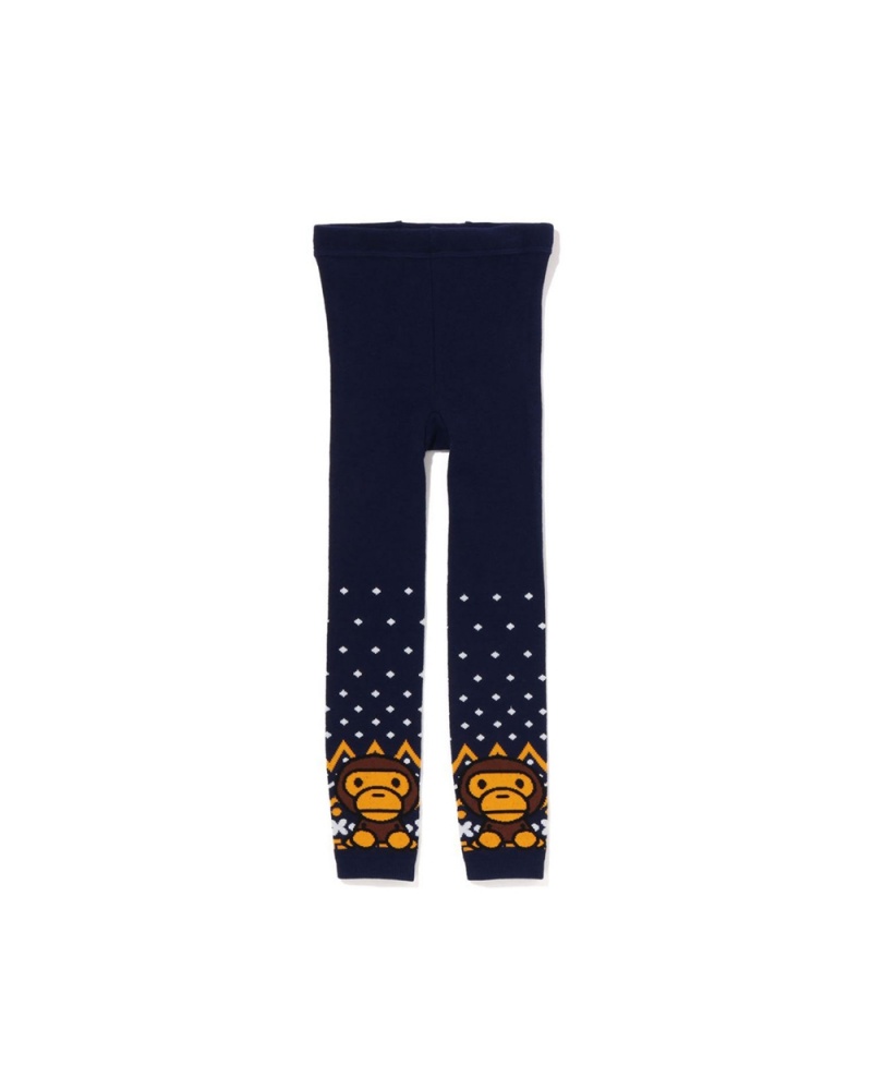 Bape Baby Milo Nordic Leggings Sonstiges Zubehör Kinder Navy Blau | RIQ-709185