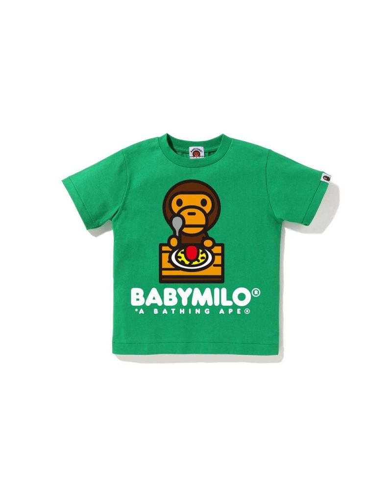 Bape Baby Milo Omelet Oberteile Kinder Türkis | MTL-620387