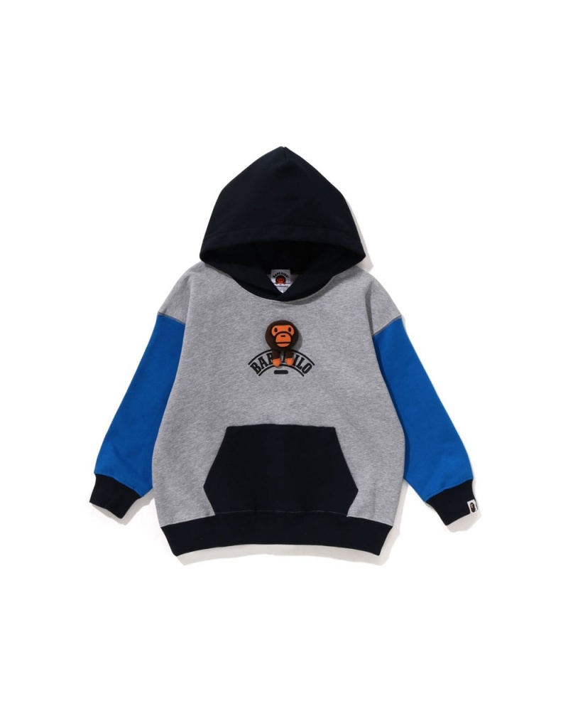 Bape Baby Milo Pullover Hoodie Oberteile Kinder Grau | FHS-576248