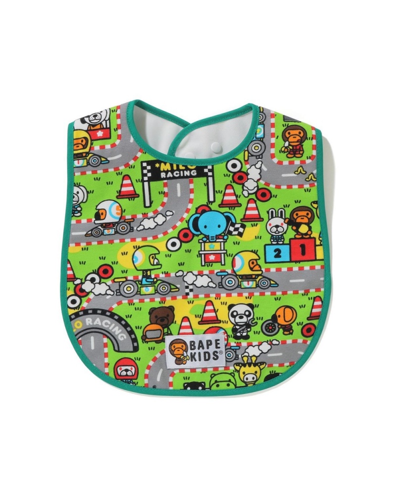 Bape Baby Milo Rennfahrer Bib Sonstiges Zubehör Kinder Hellgrün | XLS-892763