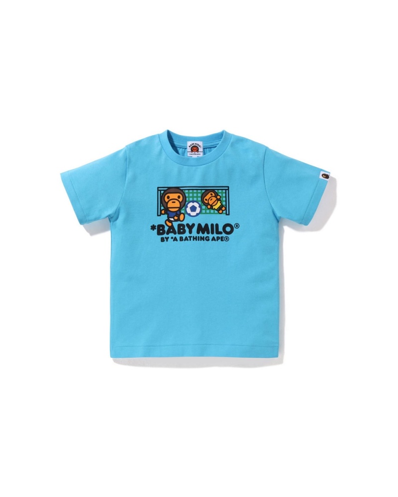 Bape Baby Milo Soccer Oberteile Kinder Blau | JTR-982741