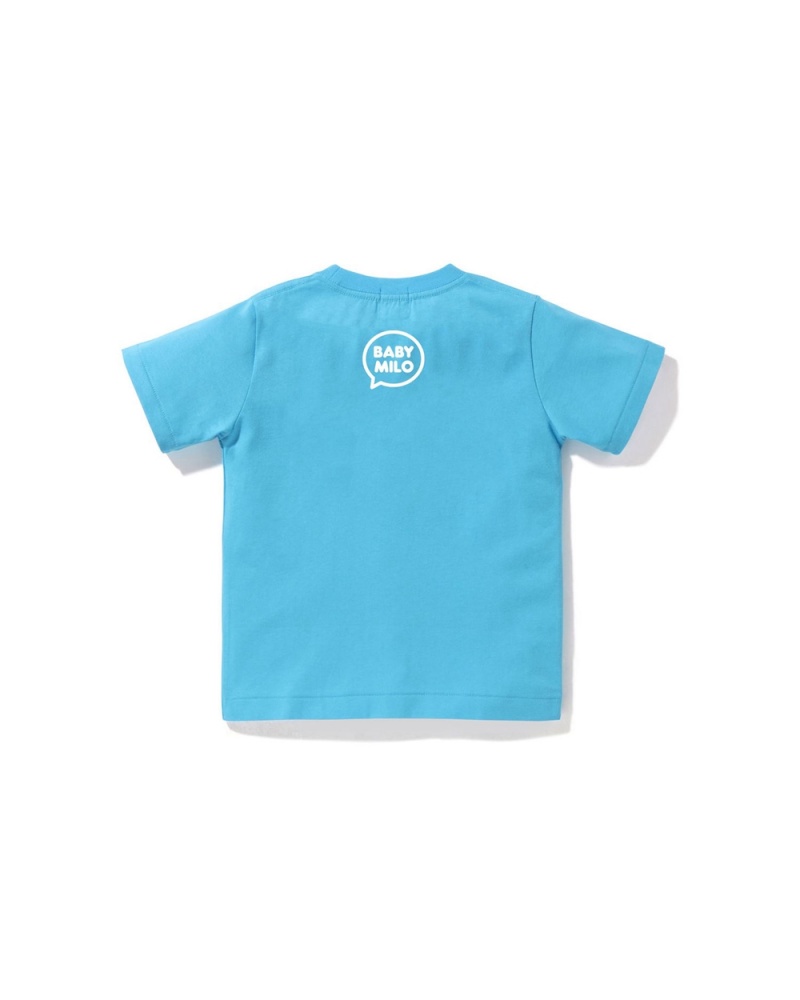 Bape Baby Milo Speech Balloon #4 Oberteile Kinder Blau | BSV-819623