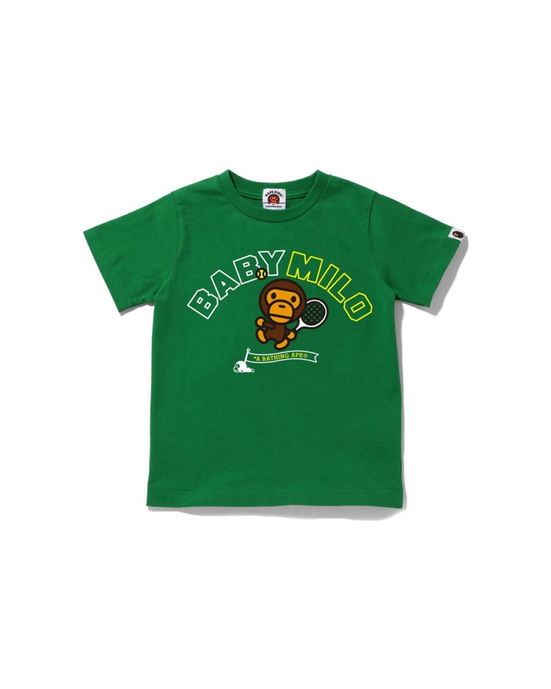 Bape Baby Milo Tennis Oberteile Kinder Türkis | TYW-147058