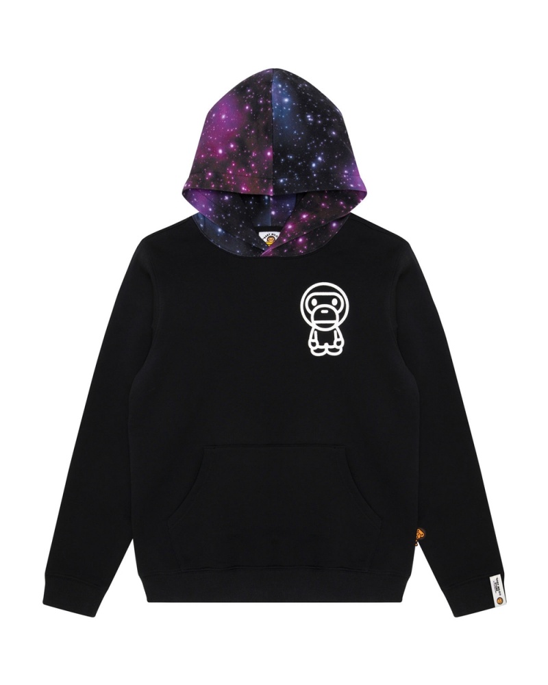 Bape Baby Milo hoodie Sweatshirt Damen Schwarz | UNI-360125