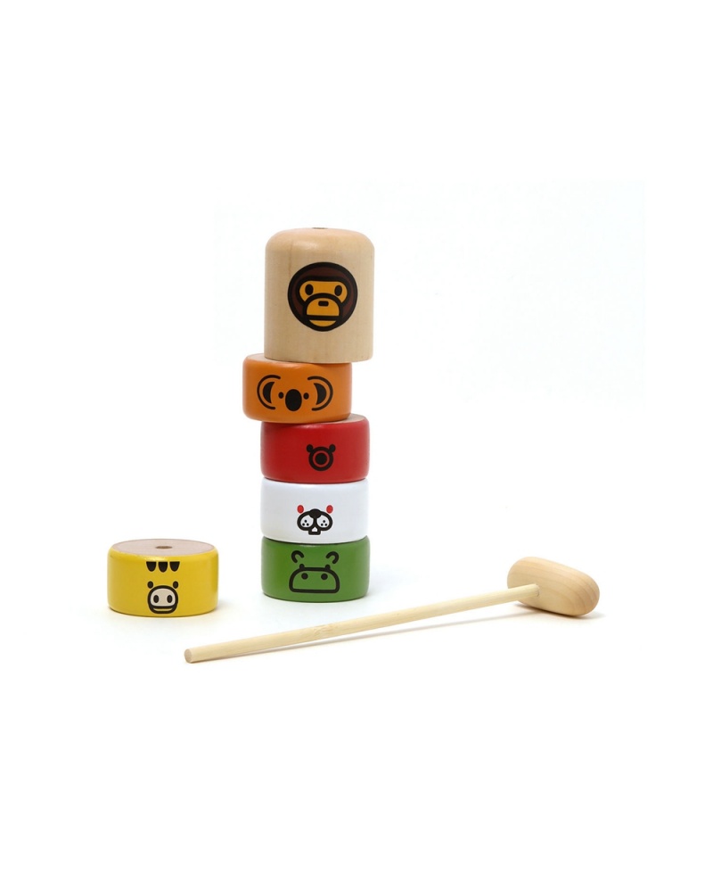 Bape Baby Milo wooden game Sonstiges Zubehör Herren Mehrfarbig | UBG-817045