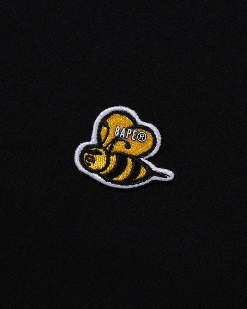 Bape Bee One Point T-shirts Herren Schwarz | DPB-042863