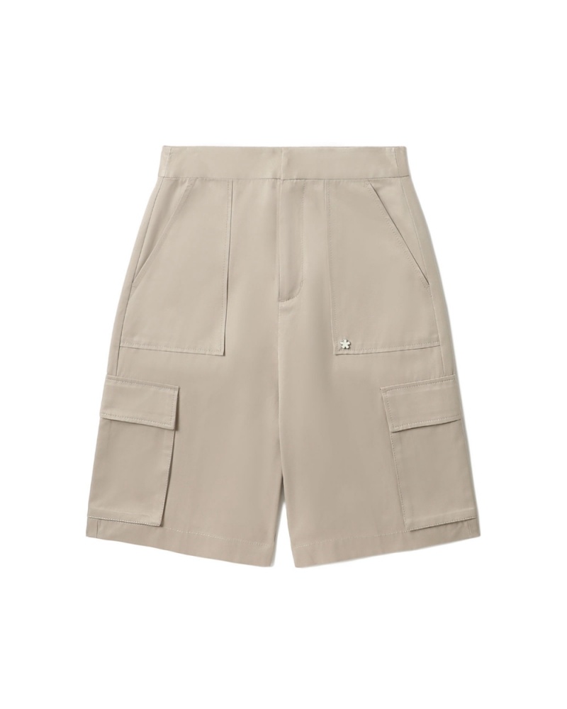 Bape Cargo culotte Hose Damen Beige | PVL-042136