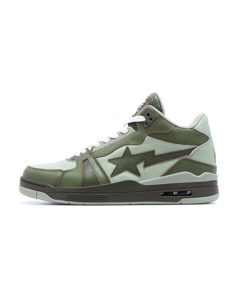 Bape Clutch STA #1 Sneakers Herren Grün | NSD-630928