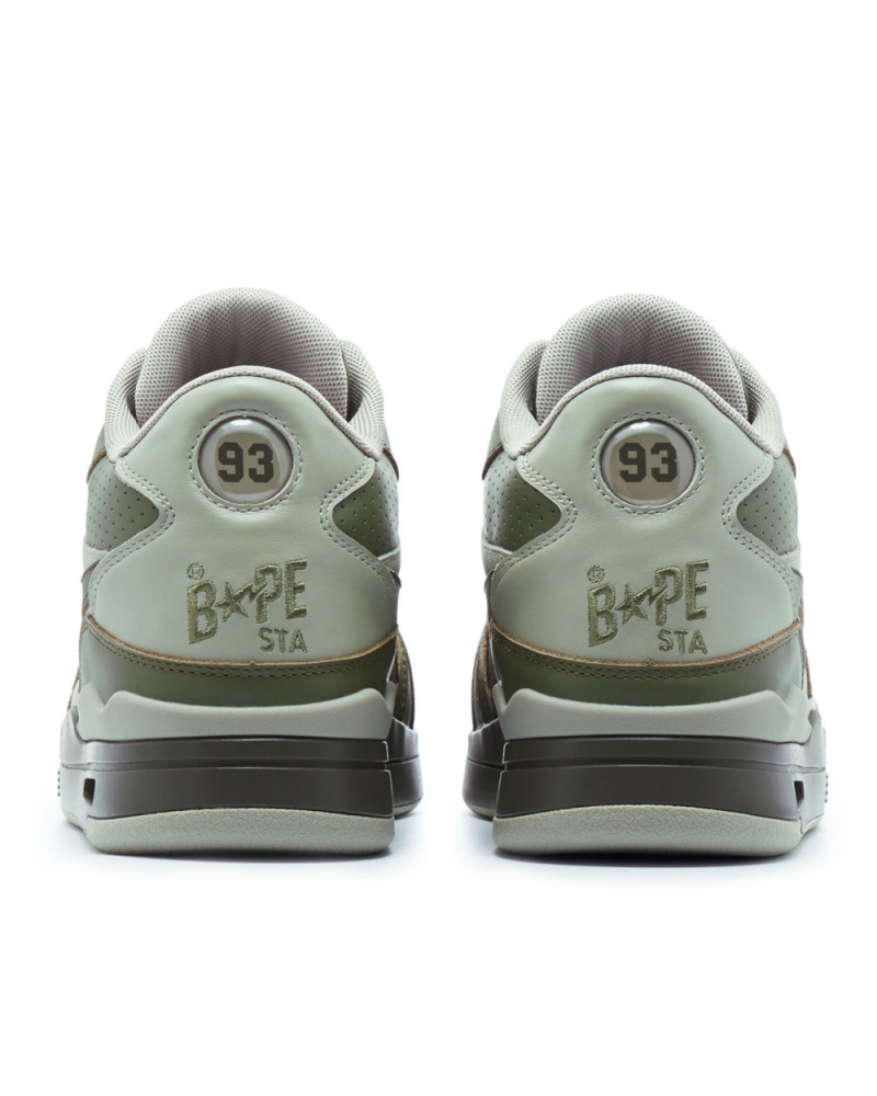 Bape Clutch STA #1 Sneakers Herren Grün | NSD-630928