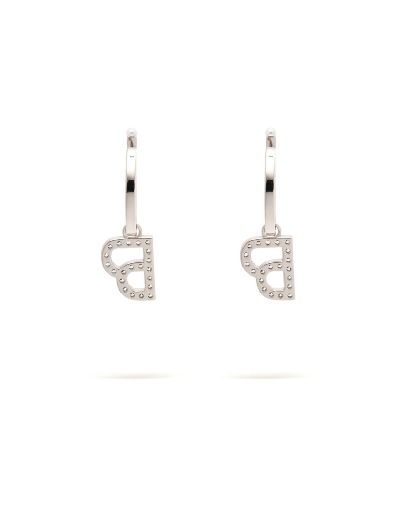 Bape Embellished earrings Sonstiges Zubehör Damen Silber | SKR-768214