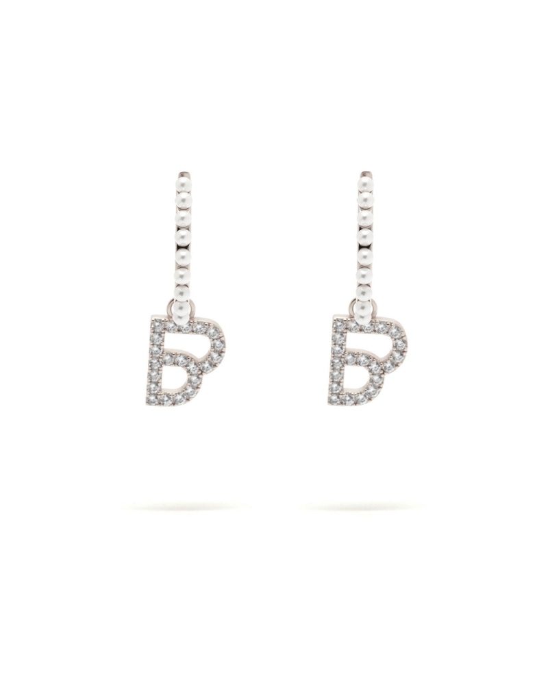 Bape Embellished earrings Sonstiges Zubehör Damen Silber | SKR-768214