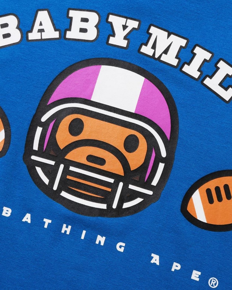 Bape Football Baby Milo Oberteile Kinder Blau | GKY-874513