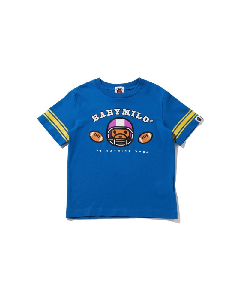 Bape Football Baby Milo Oberteile Kinder Blau | GKY-874513