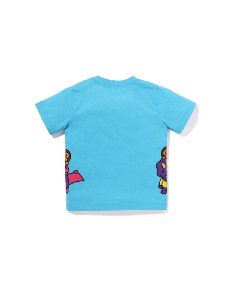 Bape Glow In The Dark Bone Dinosaur Oberteile Kinder Blau | FRW-529013