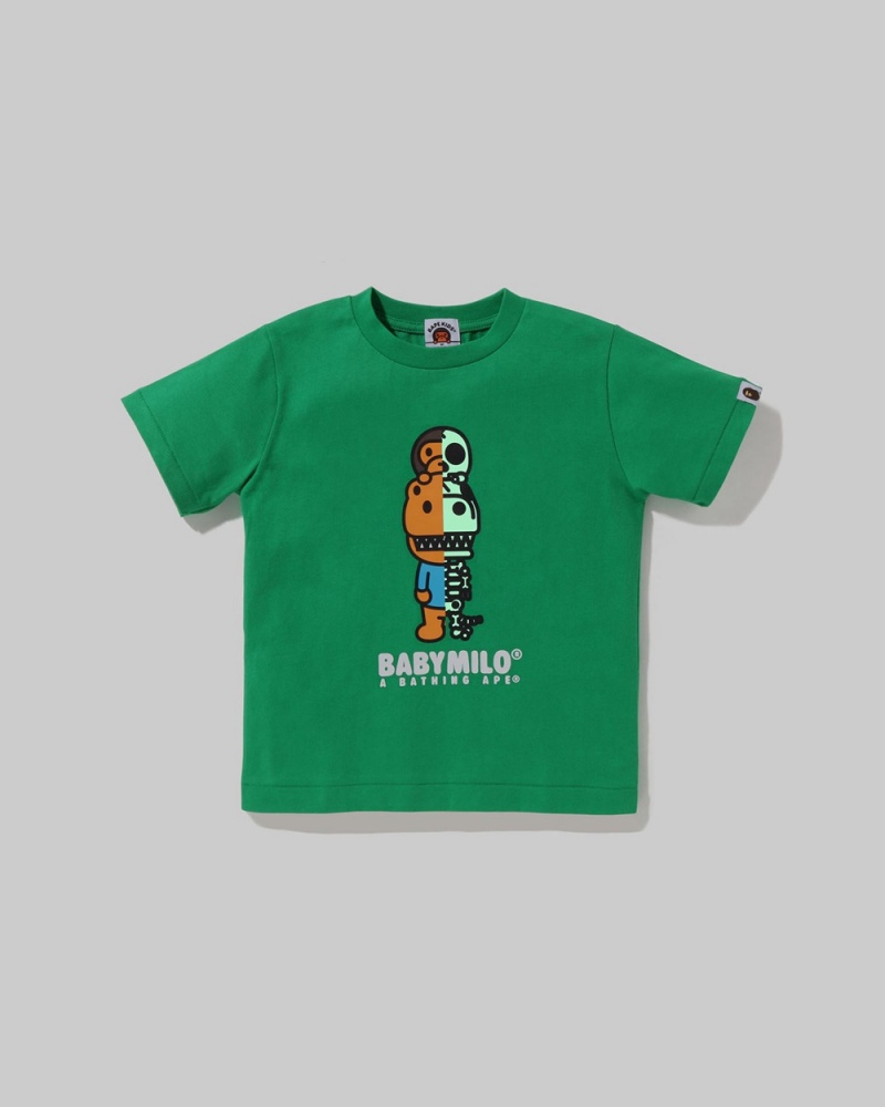 Bape Glow In The Dark Rex Bone Oberteile Kinder Grün | ZUG-032194