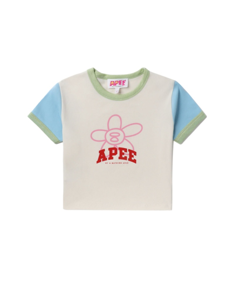 Bape Graphic Bluse Damen Weiß | SOP-470625