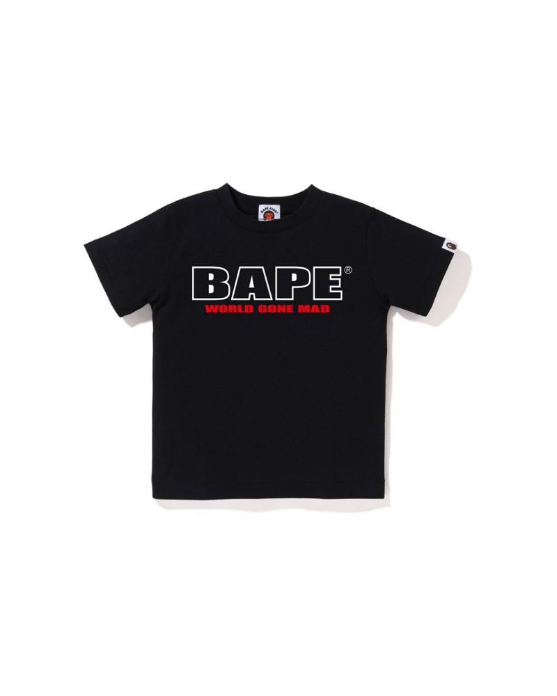 Bape Logo Oberteile Kinder Schwarz | OFK-682719