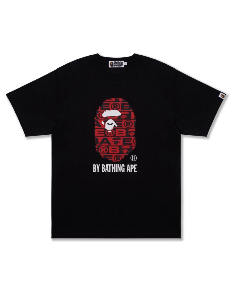 Bape Lux Sport Pattern By Bathing Ape T-shirts Herren Schwarz | LGI-571206