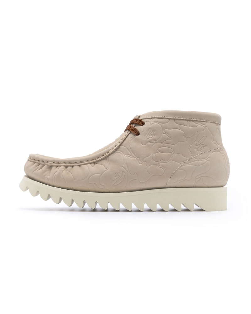 Bape Manhunt #1 Stiefel Herren Beige | THP-540719