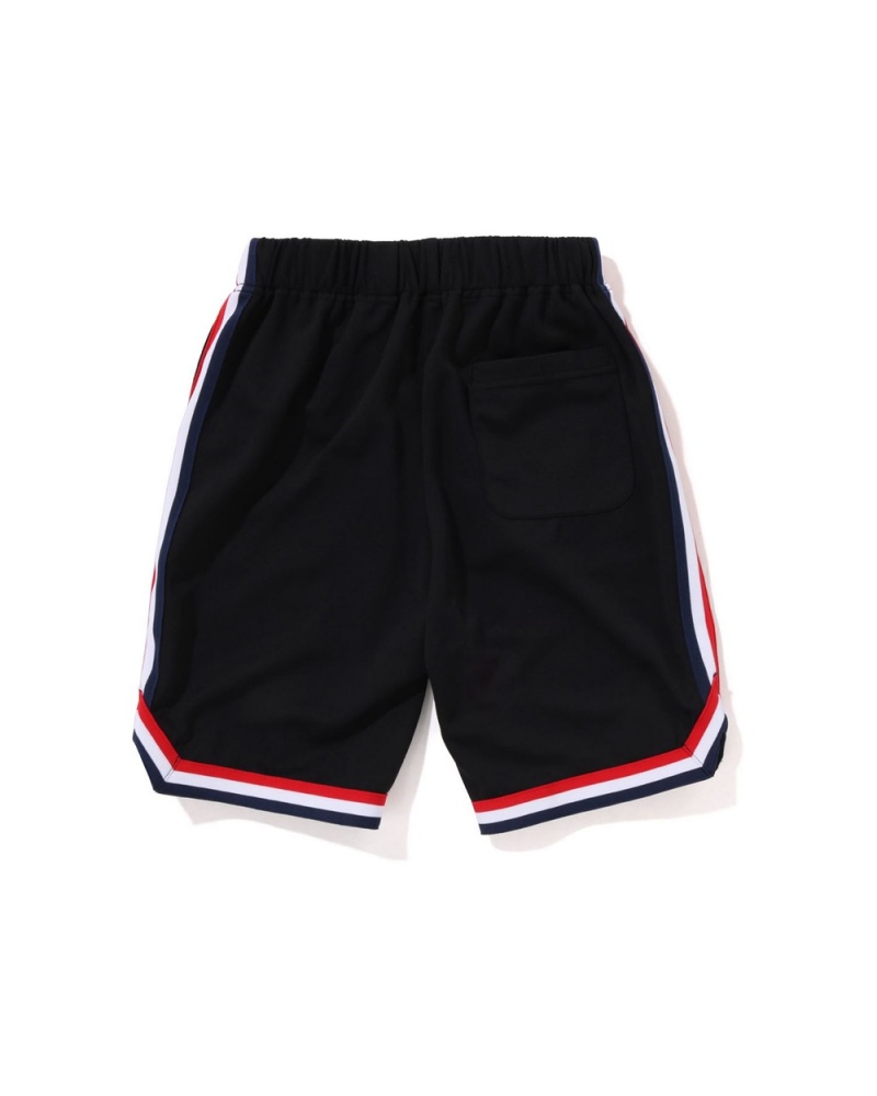 Bape Multi Print Basketball Shorts Unterteile Kinder Schwarz | CNG-032714