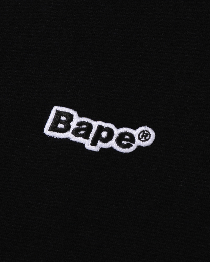 Bape One Point Relaxed Fit T-shirts Herren Schwarz | GTA-846057