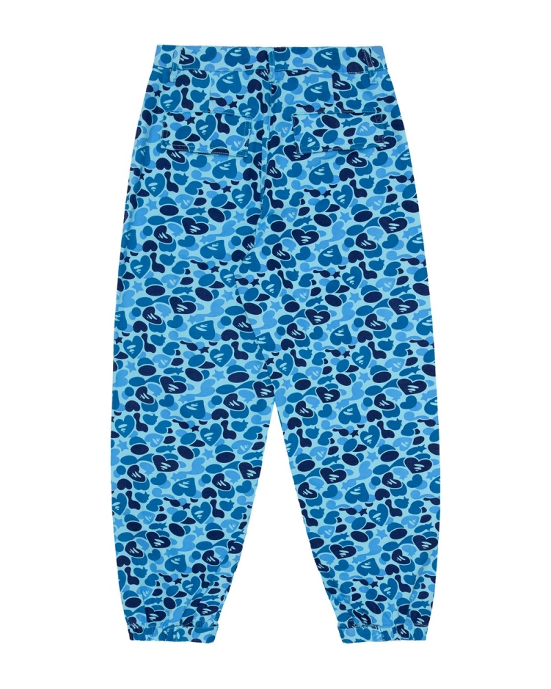 Bape Printed cargo Hose Damen Hellblau | UIC-084293