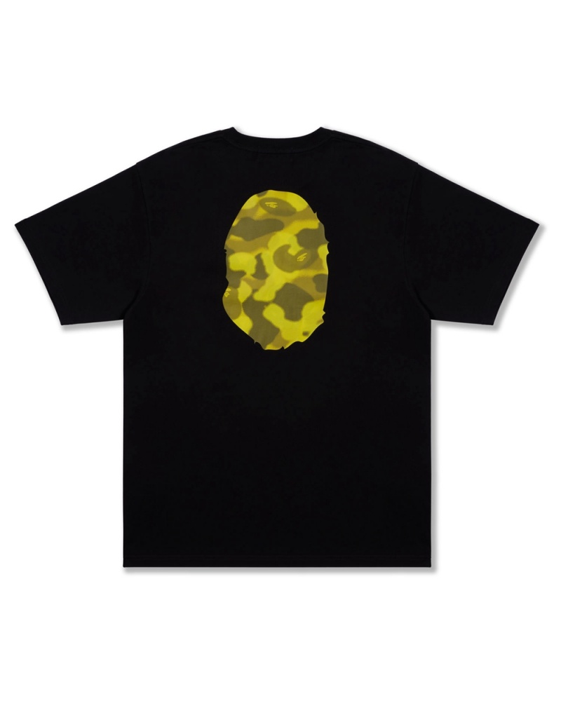 Bape Radiation Big Ape Head T-shirts Herren Schwarz | ZFD-153428