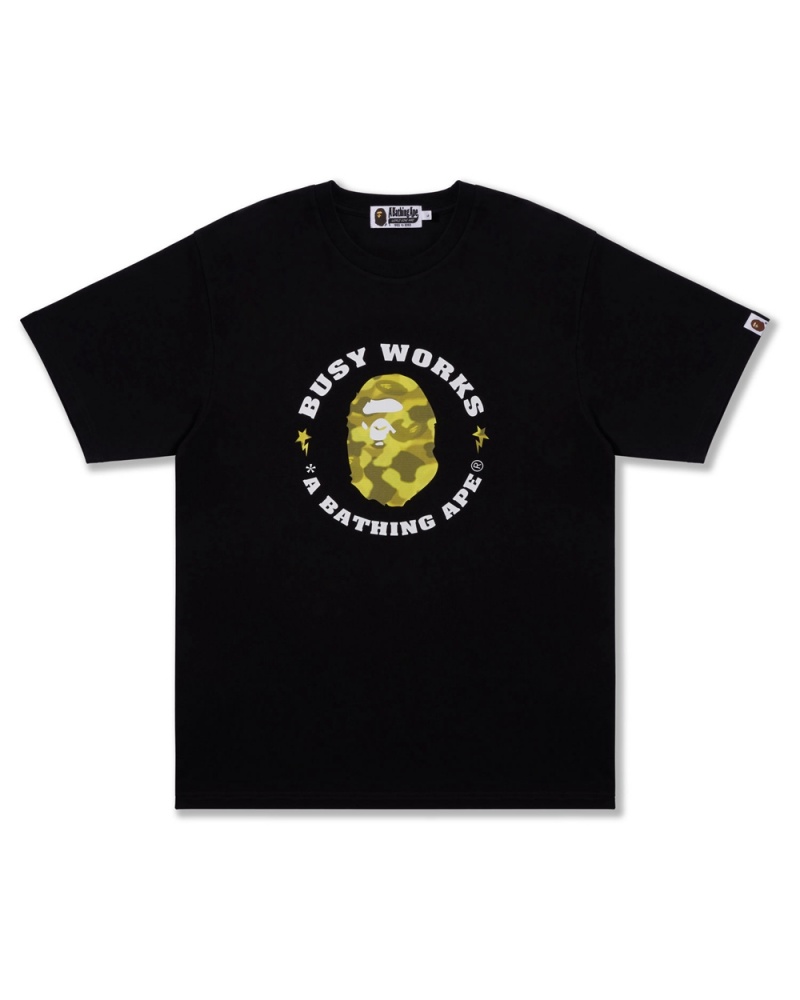 Bape Radiation Busy Works T-shirts Herren Schwarz | LRS-643985