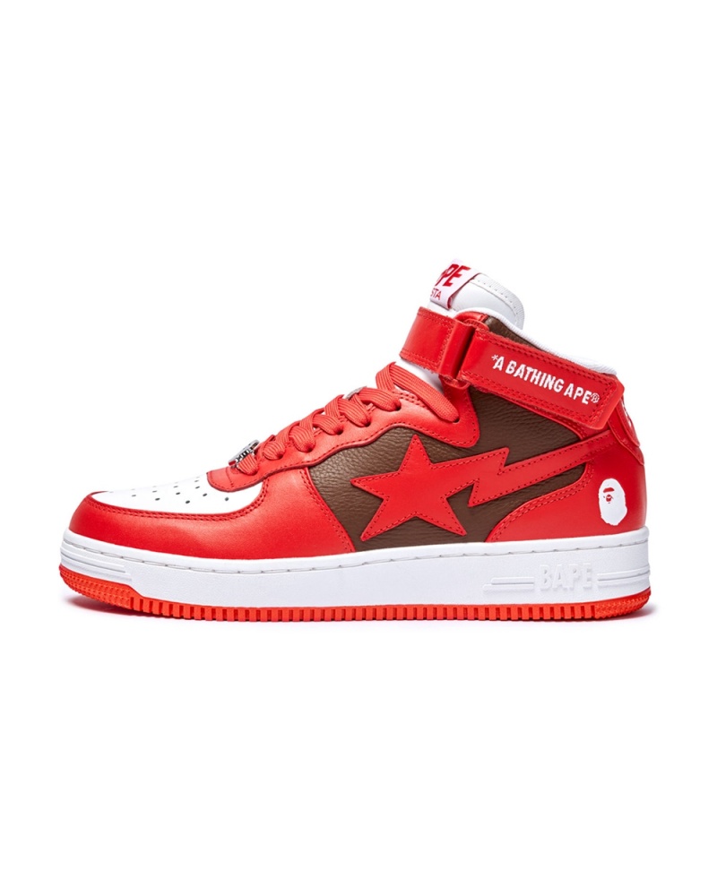 Bape STA MI #2 M2 Sneakers Herren Hellrot | QRK-270836